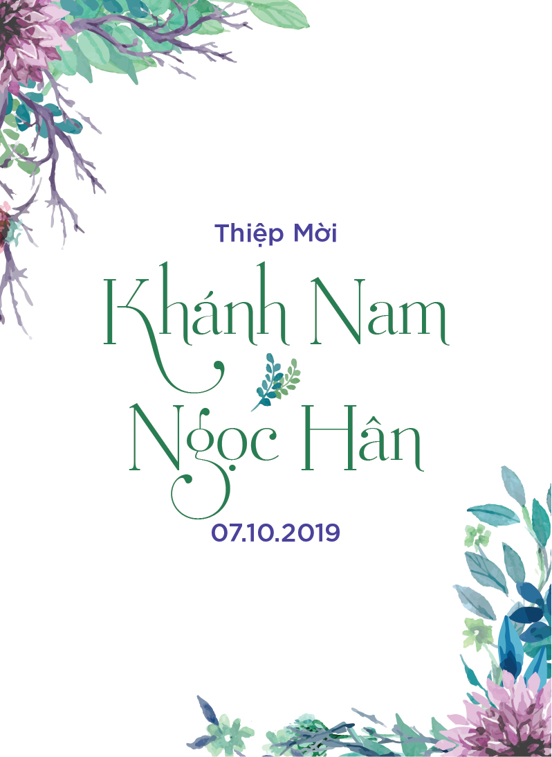 Thiệp cưới hiện đại Miền Bắc 13 x 18 H_3d